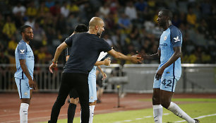 Pepas Guardiola ir Yaya Toure