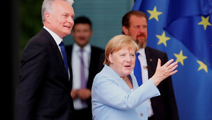 G.Nausėda ir A.Merkel