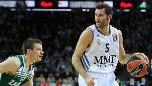 Tomas Dim&scaron;a ir Rudy Fernandezas