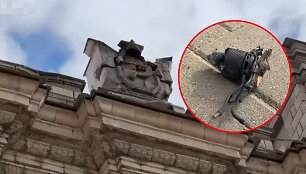 Dronas pataikė į Rusijos Belgorodo srities administracijos pastatą