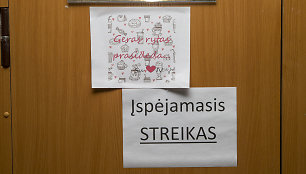 Streikas Pilaitės progimnazijoje