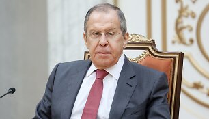 Rusijos užsienio reikalų ministras Sergejus Lavrovas