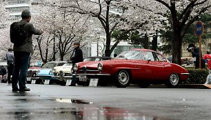 Japonijos klasikinių automobilių festivalis Tokijuje
