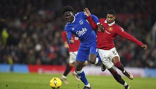 Amadou Onana ir Marcusas Rashfordas
