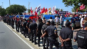 Protesto akcija Rio de Žaneire