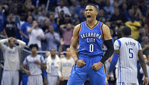 Russellas Westbrookas i&scaron;plė&scaron;ė pratęsimą prie&scaron; &bdquo;Orlando Magic&ldquo;