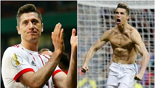 Robertas Lewandowskis ir Cristiano Ronaldo