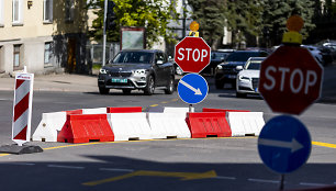 Tauro ir Pamėnkalnio gatvių sankryža 