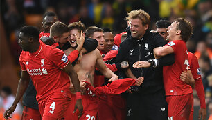 &bdquo;Liverpool&ldquo; triumfas įveikus &bdquo;Norwich&ldquo;
