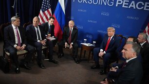 Putinas ir Trumpas susitiko Aliaskoje