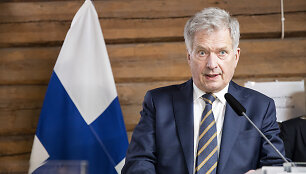 Suomijos prezidentas Sauli Niinist&ouml;