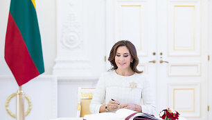 Prezidentas Gitanas Nausėda susitiko su jos karali&scaron;kąja prakilnybe Danijos kronprincese Mary