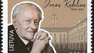 Pa&scaron;to ženklas &bdquo;Jono Kubiliaus 100-osios gimimo metinės&ldquo;