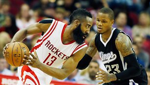 Jamesas Hardenas ir  Benas McLemore'as