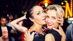 Vakarėlio klube &bdquo;Mojo Lounge&ldquo; akimirka