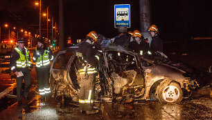 Sudegęs automobilis 