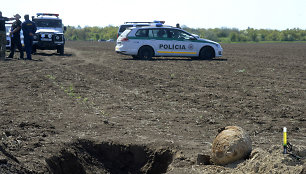 Slovakijoje aptiktos Antrojo pasaulinio karo laikų aviacinės bombos.