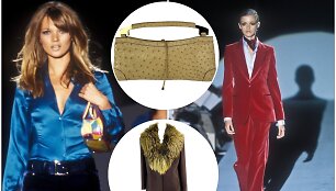 Tomo Fordo ir Gucci 1996-1997 m. kūriniai įkvėpė &scaron;ių metų tendencijas