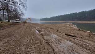 Tvarkybos darbai Nemune ties Alytumi