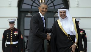 Barakas Obama su Abdul Latif bin Rashid Al Zayani