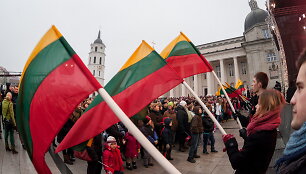 pirmą kartą Vilniuje organizuojama &scaron;ventinė jaunimo eisena &bdquo;Lietuvos valstybės keliu&ldquo;