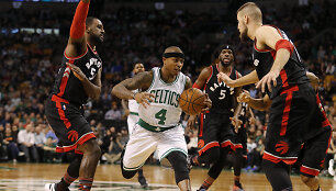 Isaiah Thomasas ir Jonas Valančiūnas