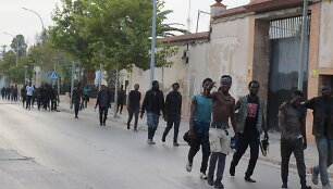 I&scaron; Maroko į Ispanijos Meliljos anklavą pateko per pus&scaron;imtį migrantų