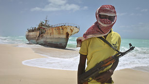 Somalio piratas