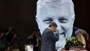 Žurnalisto Pavelo &Scaron;eremeto laidotuvės