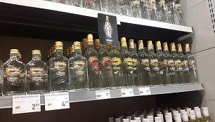 Alkoholio kainos kovo 9-ąją dieną prekybos centruose