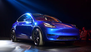 „Tesla Model Y“ pristatymas