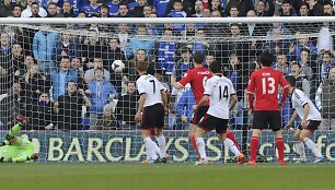 &bdquo;Cardiff City&ldquo; ekipa &scaron;ventė pergalę