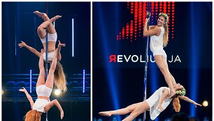 &bdquo;Pole dance&ldquo; &scaron;okėjos laidoje &bdquo;&Scaron;okio revoliucija&ldquo;