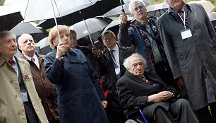 Angela Merkel dalyvavo Dachau išlaisvinimo metinėse