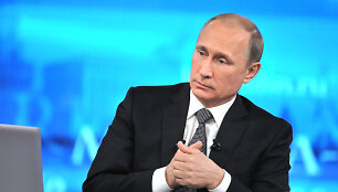 Klausimų ir atsakymų &scaron;ou su Vladimiru Putinu rengiamas jau 14 metų i&scaron; eilės
