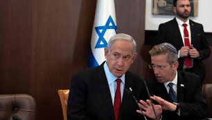 Izraelio ministras pirmininkas Benjaminas Netanyahu