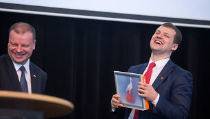 Saulius Skvernelis ir Gintautas Paluckas