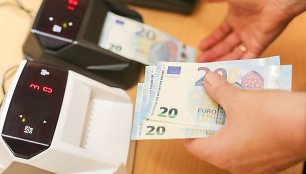 Lietuvos bankas pristatė naują 20 eurų banknotą