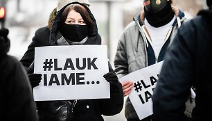 Taikus protestas #Laukiame
