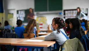 Mokykla Vokietijoje per pandemiją