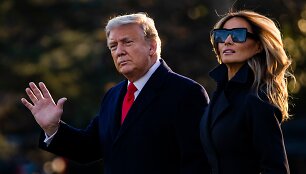 Donaldas Trumpas ir Melania Trump
