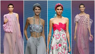 Giorgio Armani 2022 m. pavasario ir vasaros kolekcijos modeliai
