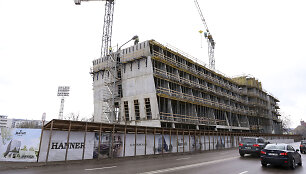 Statybos &bdquo;Žalgirio&ldquo; stadiono vietoje