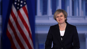Theresa May Filadelfijoje.