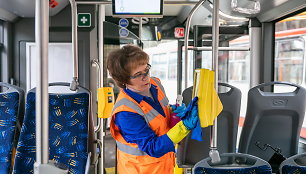 Dezinfekcija Vilniaus viešajame transporte