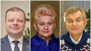 Saulius Skvernelis, Dalia Grybauskaitė ir Viktoras Pranckietis