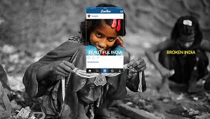 Indija tikrovėje ir pagražintose &bdquo;Instagram&ldquo; nuotraukose