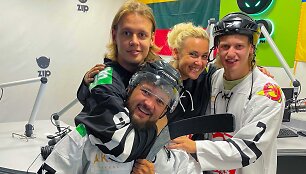 Du Vilniaus pankai apsilankė ZIP FM studijoje