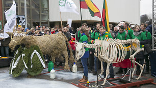 Pienininkų protesto akcija