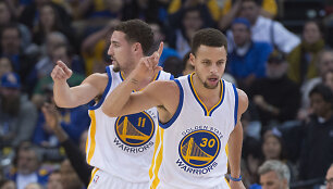 Klay Thompsonas ir Stephenas Curry